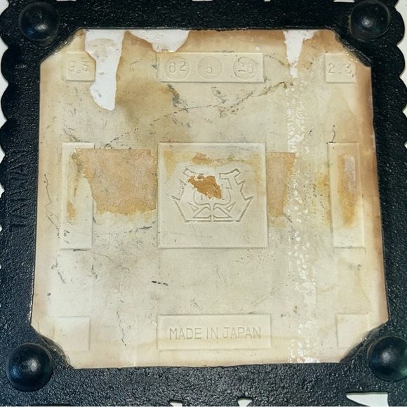 Vintage Holt Howard Rooster Ceramic Tile and Wrought Iron Trivet - Picture 6 of 8